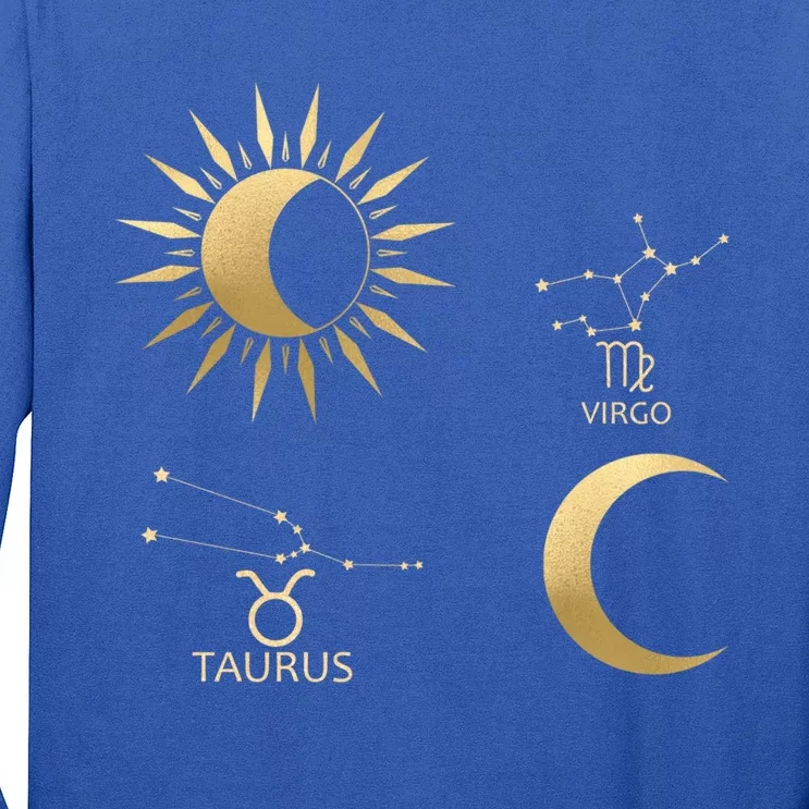 Taurus Sunvirgo Moon Zodiac Gift Long Sleeve Shirt