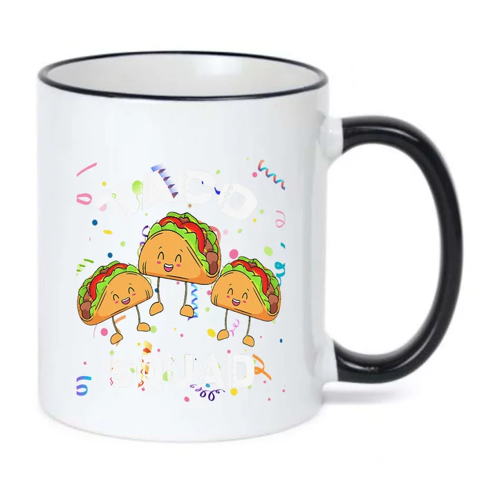 Taco Squad Mexican Party Lover Cinco De Mayo Crew Black Color Changing Mug