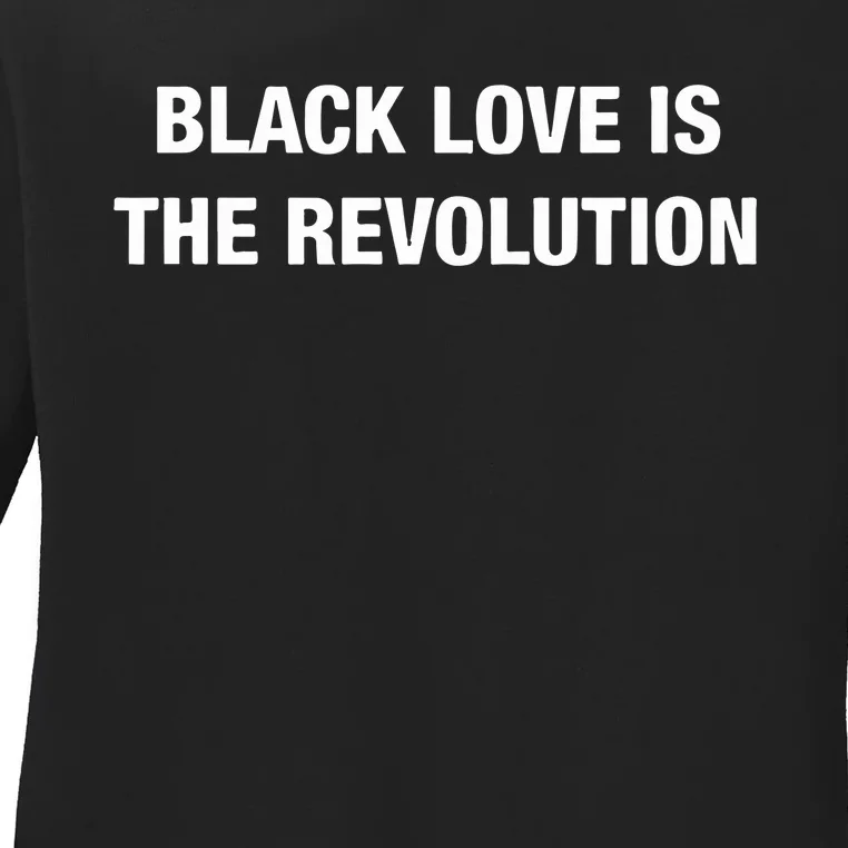 Tamorah Shareef Muhammad Black Love Is The Revolution New Ladies Long Sleeve Shirt