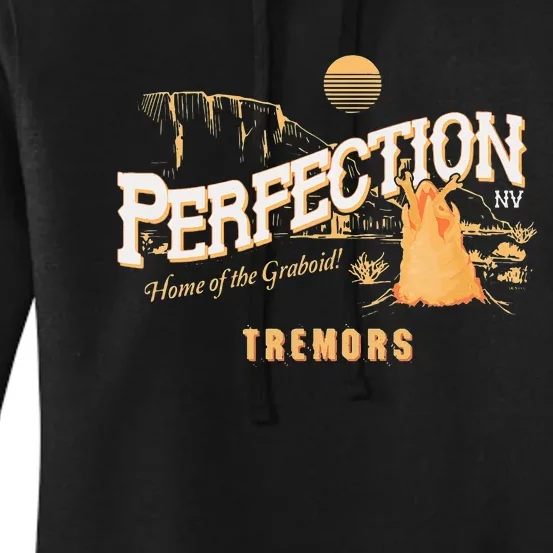 Tremors Scary Monster Centered Design Women's Pullover Hoodie