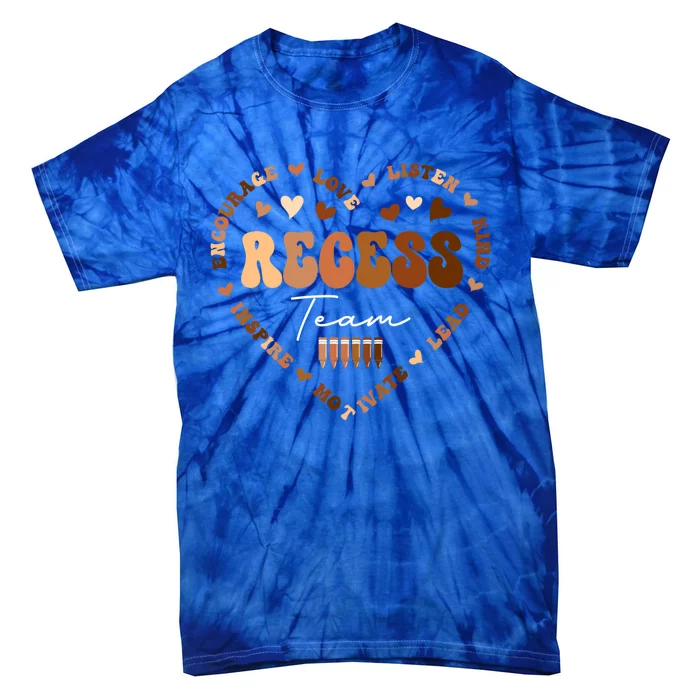 Teachers Students Monitor Recess Team Black History Month Gift Tie-Dye T-Shirt