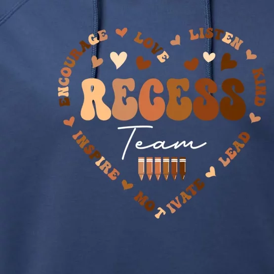 Teachers Students Monitor Recess Team Black History Month Gift Performance Fleece Hoodie