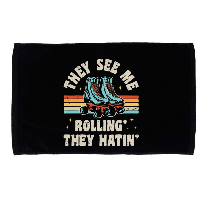 They See Me Rollin' They Hatin' Skater Microfiber Hand Towel