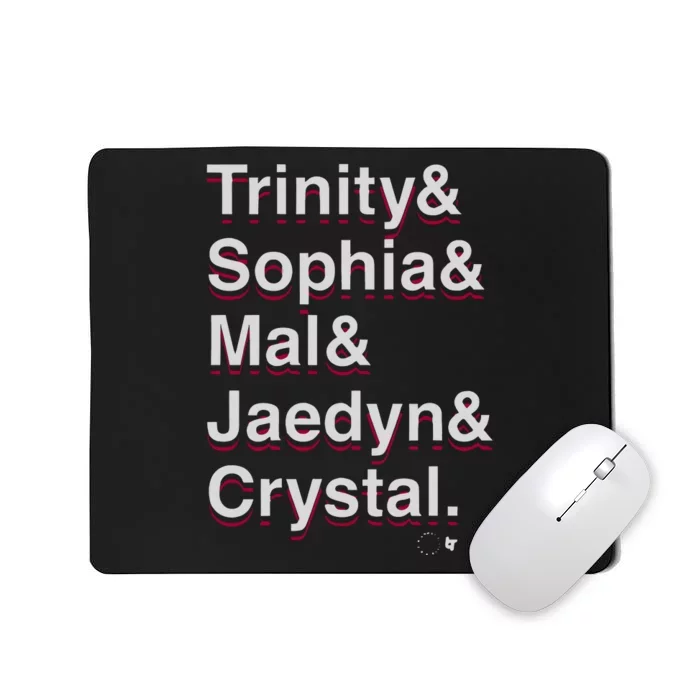 Trinity & Sophia & Mallory & Jaedyn & Crystal 2024 Forwards Mousepad