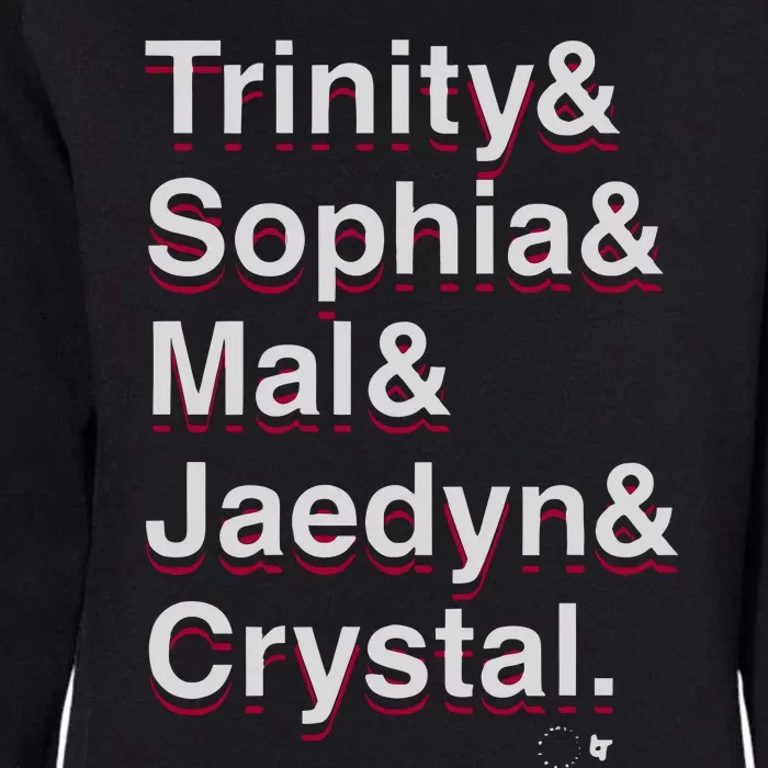 Trinity & Sophia & Mallory & Jaedyn & Crystal 2024 Forwards Womens California Wash Sweatshirt