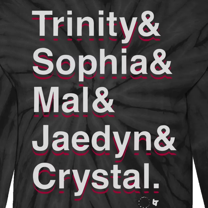 Trinity & Sophia & Mallory & Jaedyn & Crystal 2024 Forwards Tie-Dye Long Sleeve Shirt