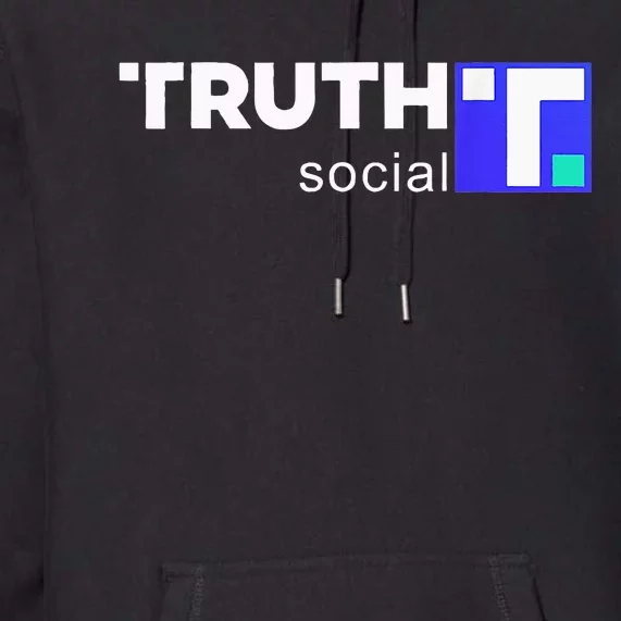 Truth Social Media Truth Social Trump Premium Hoodie