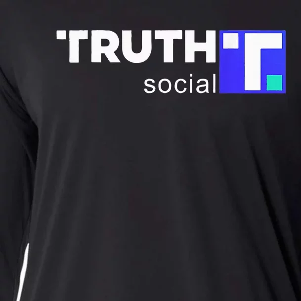 Truth Social Media Truth Social Trump Cooling Performance Long Sleeve Crew