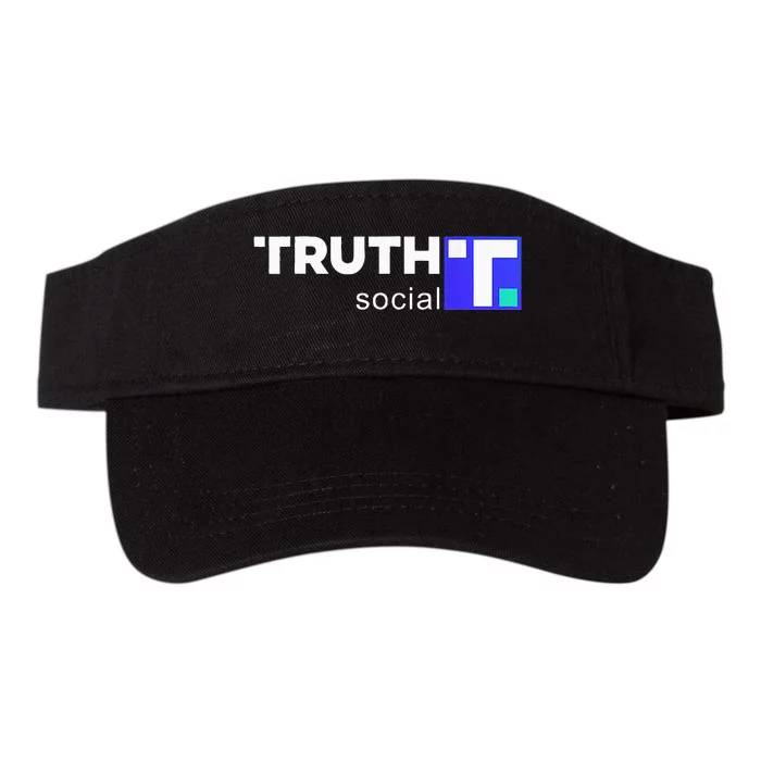 Truth Social Media Truth Social Trump Valucap Bio-Washed Visor