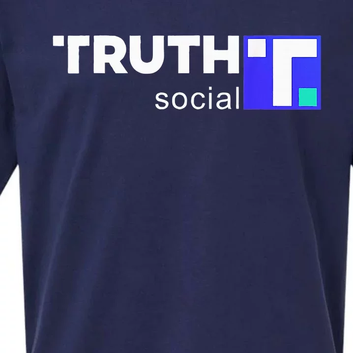 Truth Social Media Truth Social Trump Sueded Cloud Jersey T-Shirt