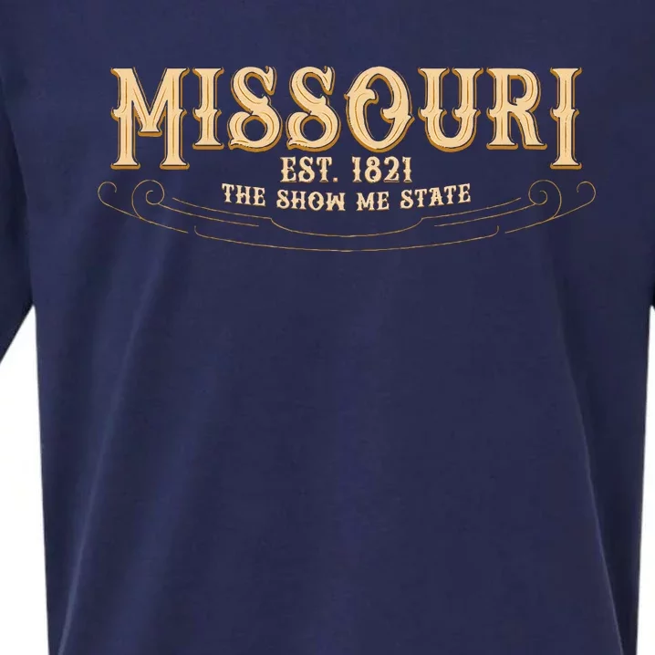 The Show Me State Missouri Sueded Cloud Jersey T-Shirt