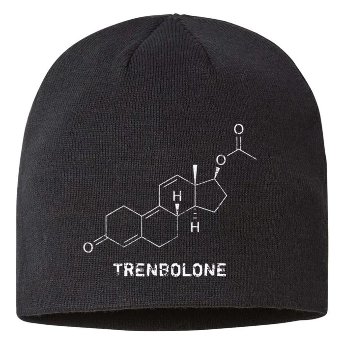 Trenbolone Steroid Molecule Hardcore Bodybuilding 8 1/2in Sustainable Knit Beanie