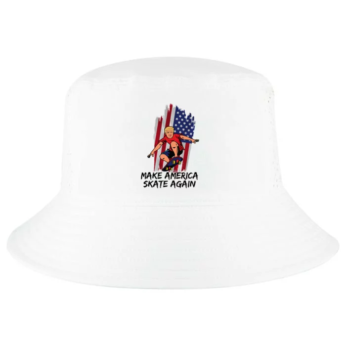 Trump Skateboard Make America Skate Again Cool Comfort Performance Bucket Hat