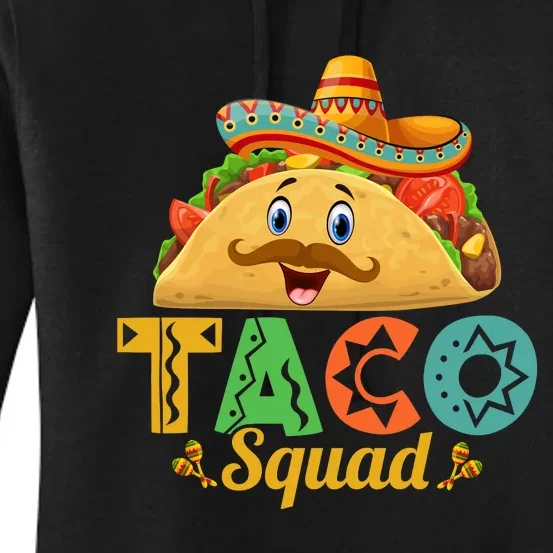 TACO SQUAD MEXICAN CINCO DE MAYO T Women's Pullover Hoodie