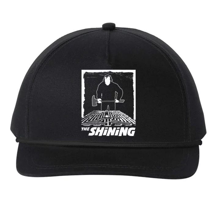 The Shining Maze White Snapback Five-Panel Rope Hat