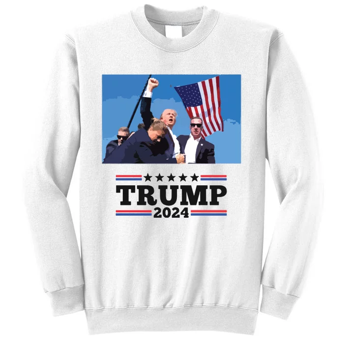 Trump Shooting Mugshot Trumpshirt Shot Sweatshirt