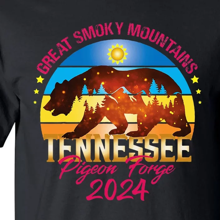 Tennessee Smoky Mountains Family Vacation 2024 Pigeon Forge Tall T-Shirt