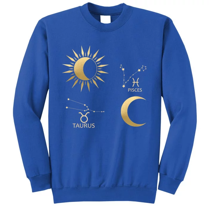 Taurus Sunpisces Moon Zodiac Gift Sweatshirt