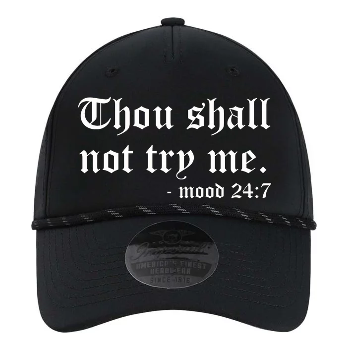 Thou Shall Not Try Me Performance The Dyno Cap