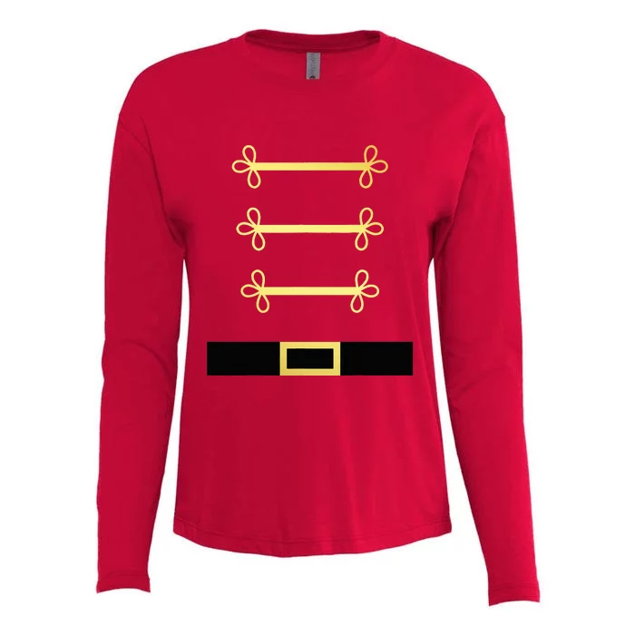 Toy Soldier Nutcracker Costume Uniform Womens Cotton Relaxed Long Sleeve T-Shirt