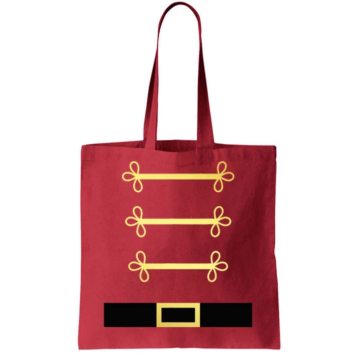 Toy Soldier Nutcracker Costume Uniform Tote Bag