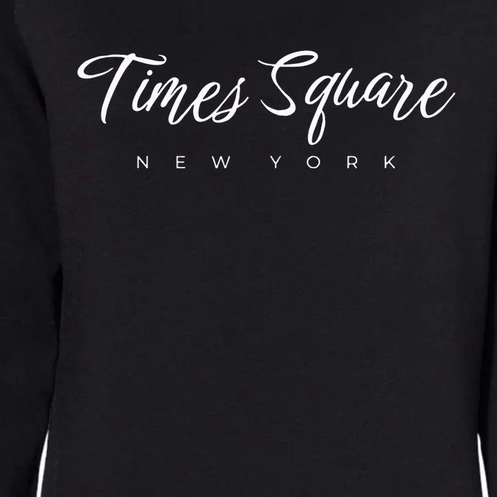 Times Square New York Womens California Wash Sweatshirt