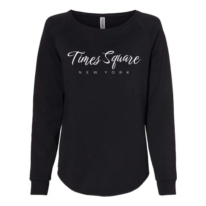 Times Square New York Womens California Wash Sweatshirt