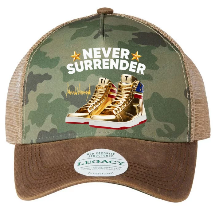 Trump Sneakers Never Surrender Legacy Tie Dye Trucker Hat