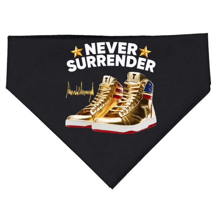 Trump Sneakers Never Surrender USA-Made Doggie Bandana