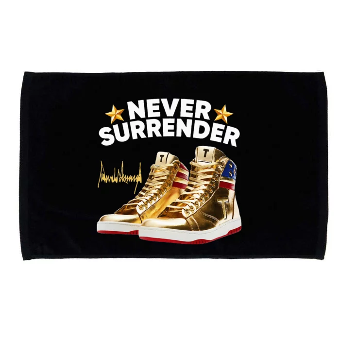 Trump Sneakers Never Surrender Microfiber Hand Towel