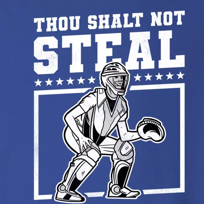 Thou Shalt Not Steal Baseball Cool Gift Toddler Long Sleeve Shirt