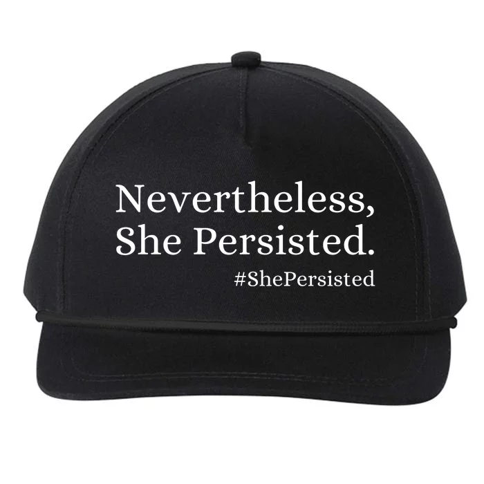 That Says Nevertheless She Persisted Snapback Five-Panel Rope Hat