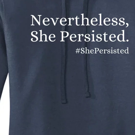 That Says Nevertheless She Persisted Women's Pullover Hoodie