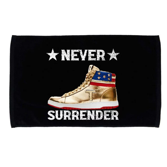 Trump Sneakers Never Surrender Pro Trump Microfiber Hand Towel