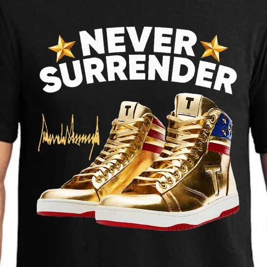 Trump Sneakers Never Surrender Pajama Set