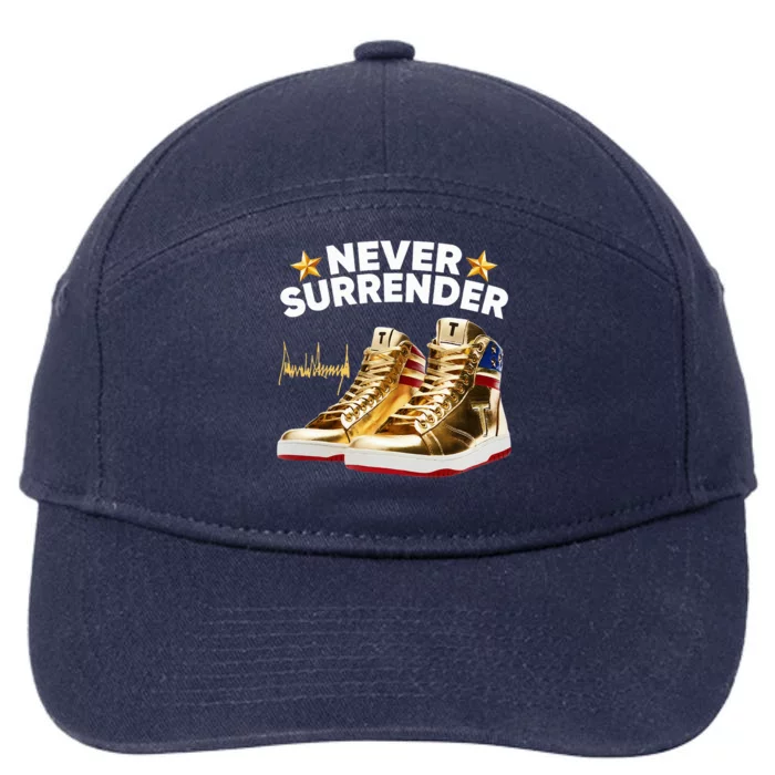 Trump Sneakers Never Surrender 7-Panel Snapback Hat