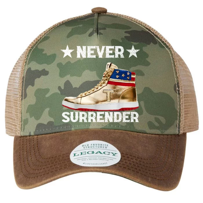 Trump Sneakers Never Surrender Pro Trump Legacy Tie Dye Trucker Hat