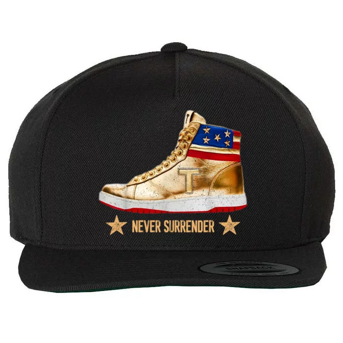 Trump Sneakers Never Surrender Pro Trump Wool Snapback Cap