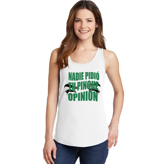 Toxic Soul Nadie Pidio Tu Opinion Ladies Essential Tank