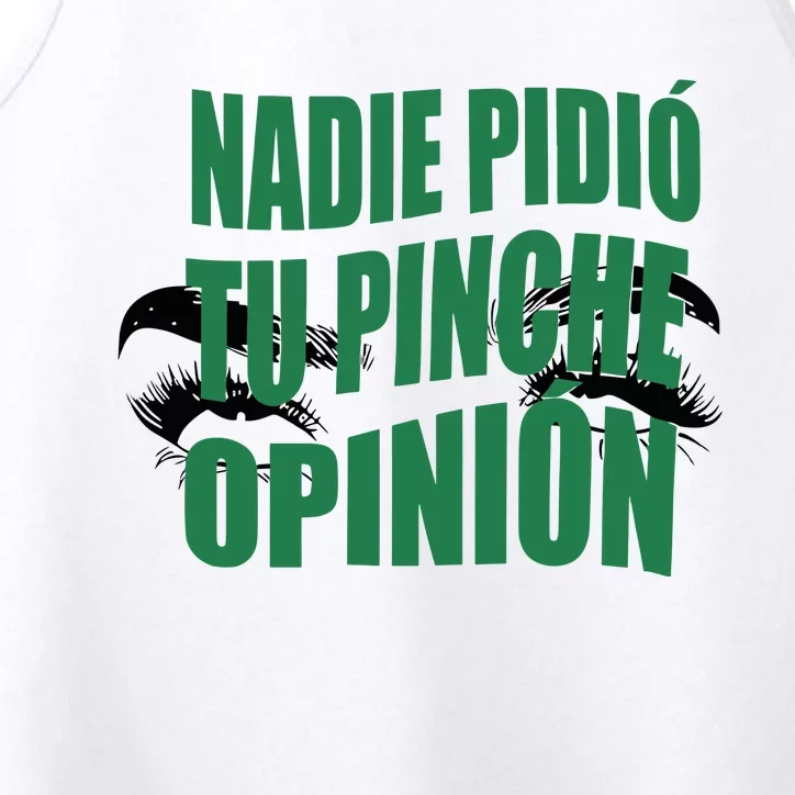 Toxic Soul Nadie Pidio Tu Opinion Performance Tank