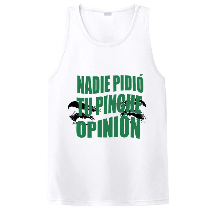 Toxic Soul Nadie Pidio Tu Opinion Performance Tank