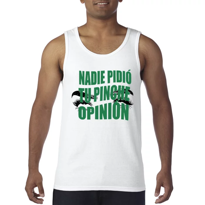 Toxic Soul Nadie Pidio Tu Opinion Tank Top