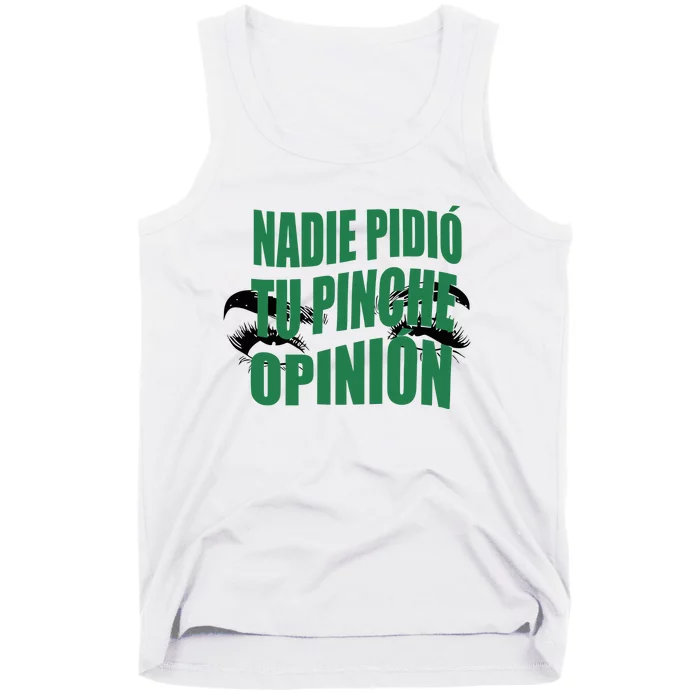 Toxic Soul Nadie Pidio Tu Opinion Tank Top