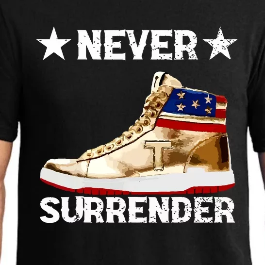 Trump Sneakers Never Surrender Pro Trump Pajama Set