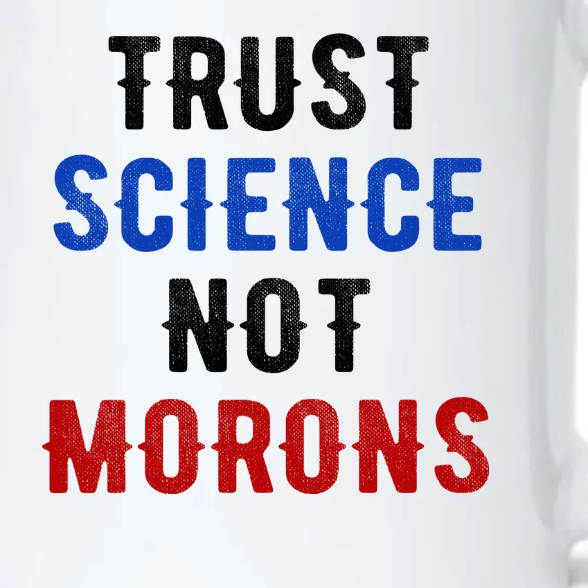 Trust Science Not Morons Black Color Changing Mug