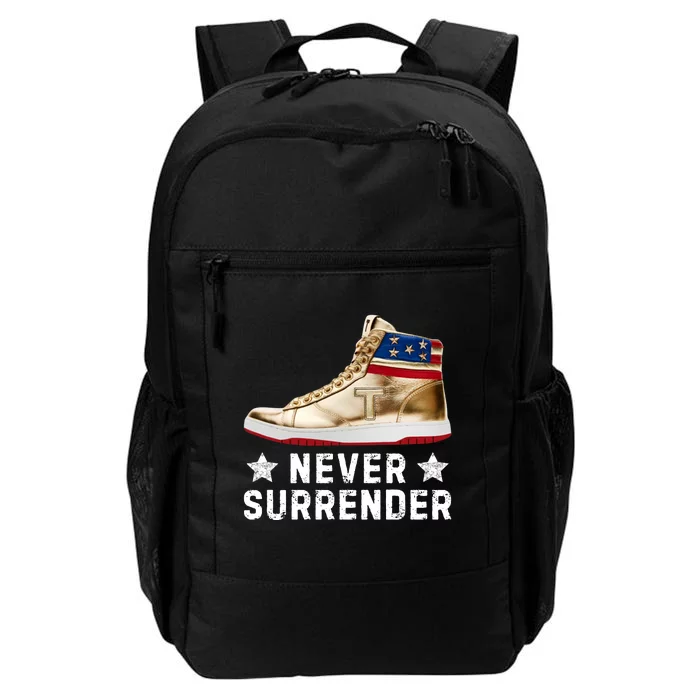 Trump Sneakers Never Surrender Pro Trump Daily Commute Backpack