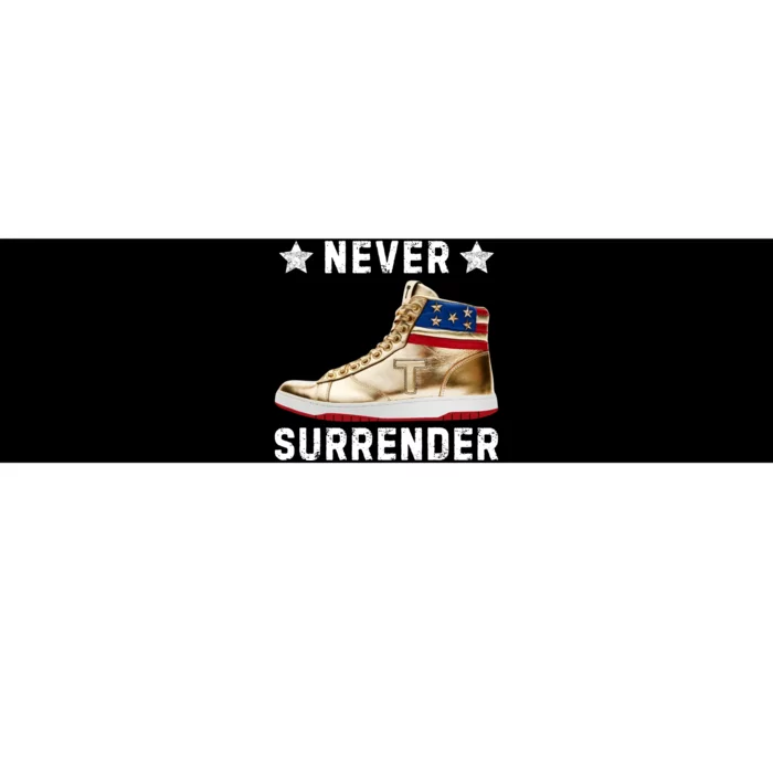 Trump Sneakers Never Surrender Pro Trump Bumper Sticker