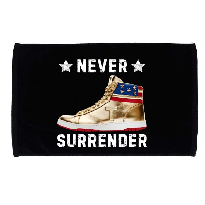 Trump Sneakers Never Surrender Pro Trump Microfiber Hand Towel