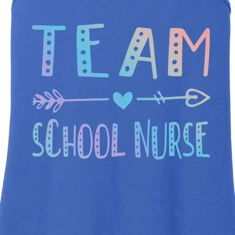 Team School Nurse Health Care Worker Medical Assistant Agent Funny Gift Ladies Essential Tank