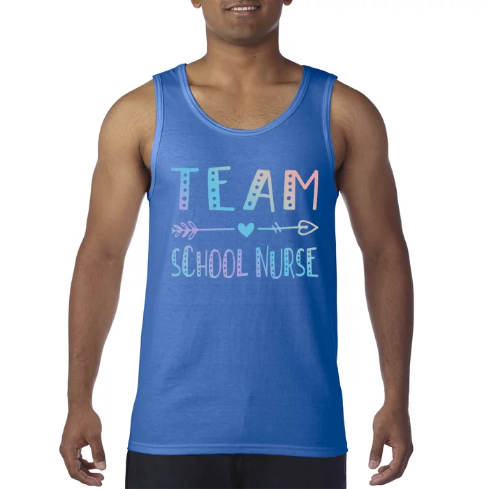 Team School Nurse Health Care Worker Medical Assistant Agent Funny Gift Tank Top